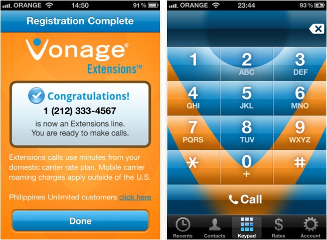 Vonage Extensions Apps