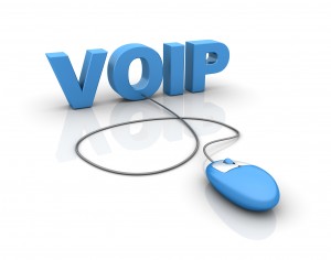 blue mouse and the word VOIP