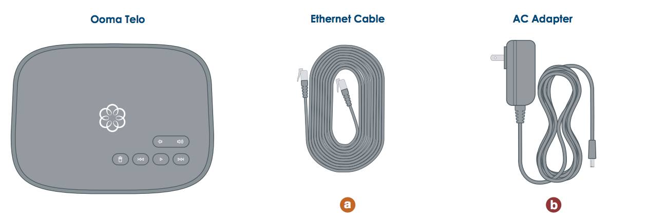 Ooma Telo Package Contents