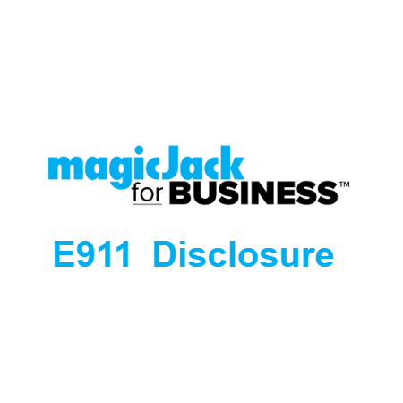 magicJack For Business E911 Disclosure Statement