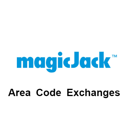 magicJack Area Codes And Exchanges