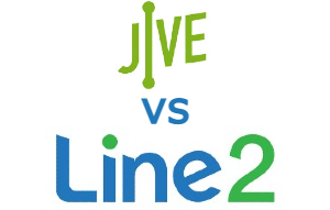 Line2 vs Jive Compared for 2022