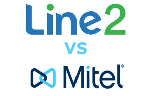 Line2 vs Mitel Compared for 2024