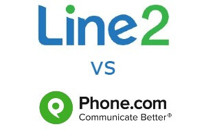 Line2 vs Phone.com Compared for 2024
